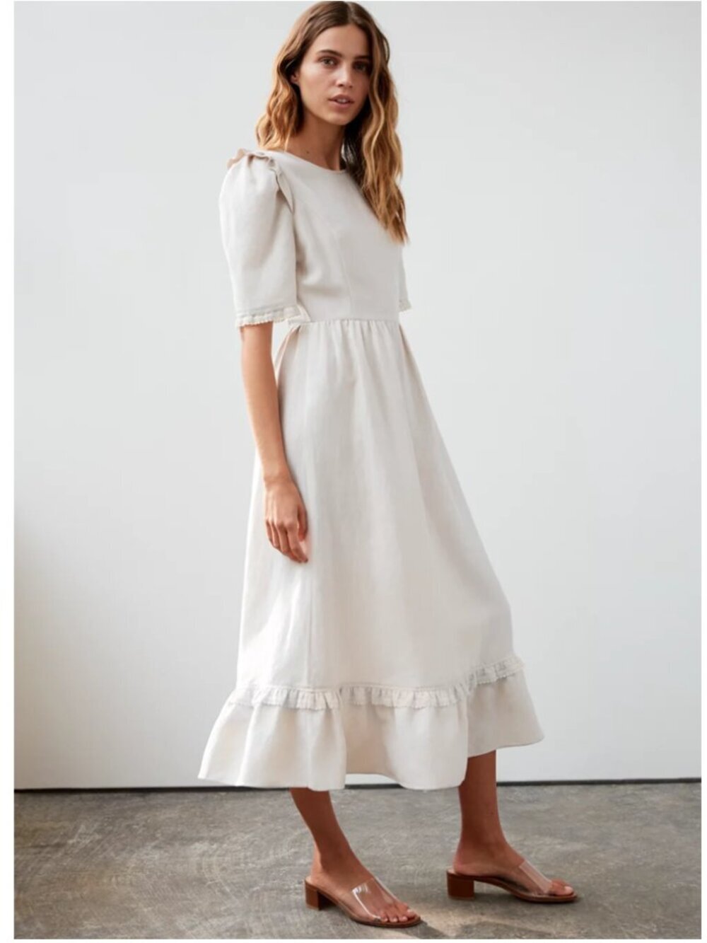 Le Fou Wilfred Aimery Linen Midi Dress